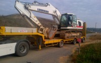 Transfert pelle ch 336 Liebherr Eiffage FB